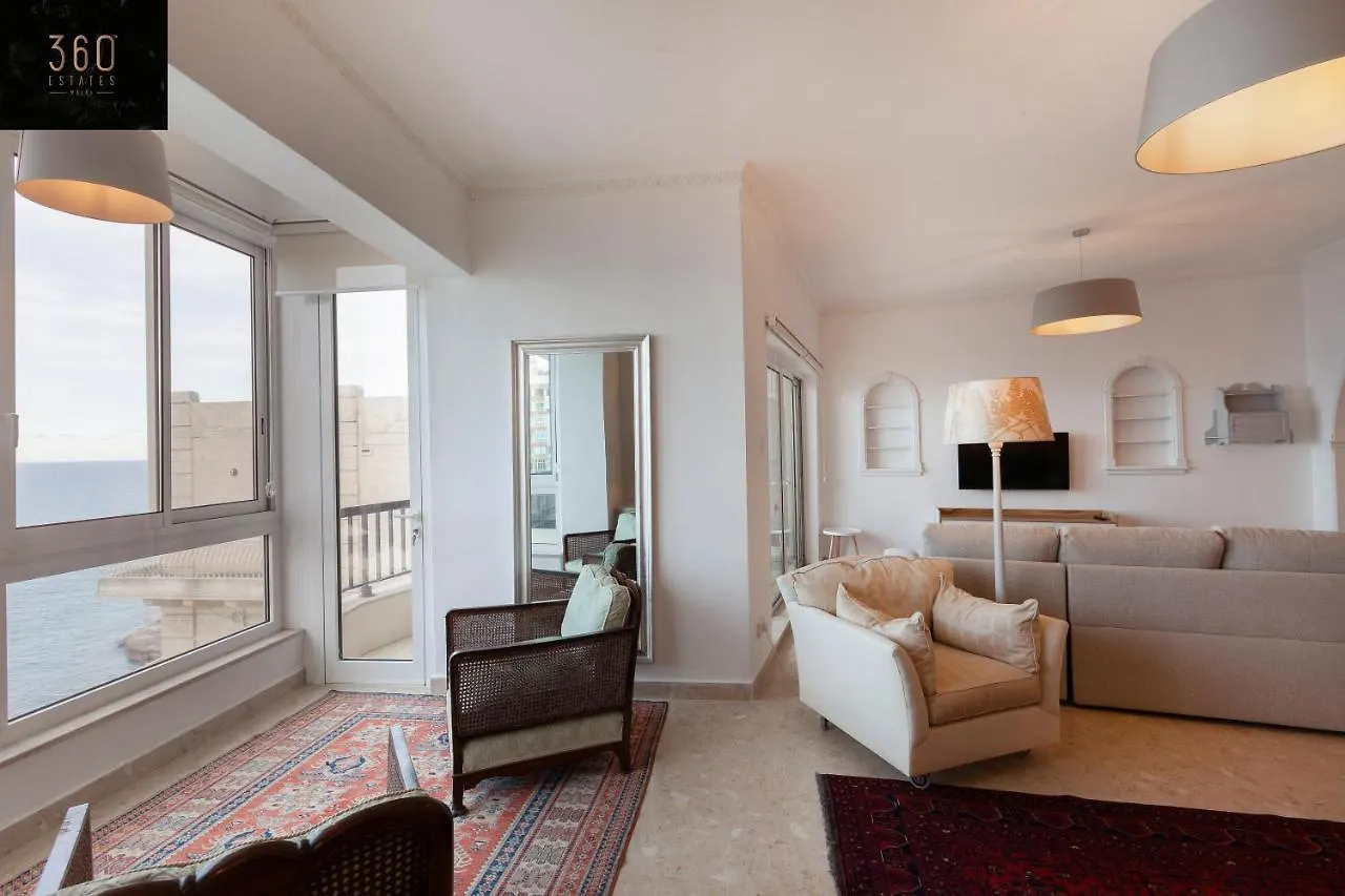 Breathtaking Seafront 3Bd W/ Balcony, Sliema Coast By 360 Estates Apartment 0*,