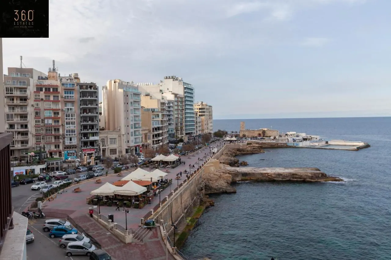 Breathtaking Seafront 3Bd W/ Balcony, Sliema Coast By 360 Estates Apartment 0*,