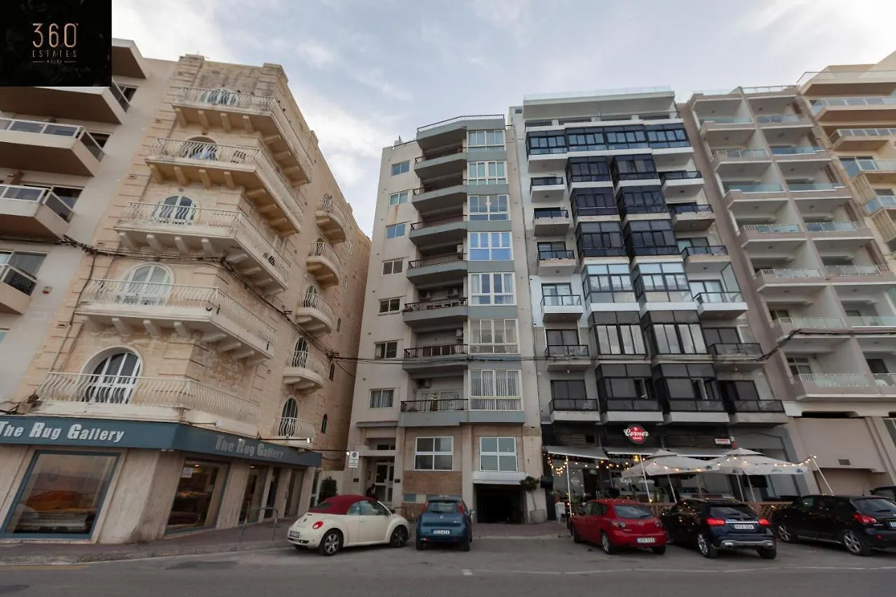 Breathtaking Seafront 3Bd W/ Balcony, Sliema Coast By 360 Estates Apartment